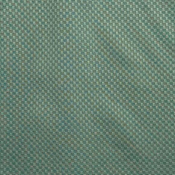 Fleece Factory Textured Short Sleeve Shirt Men S Vintage Teal Button Up Collared - Picture 5 of 8
